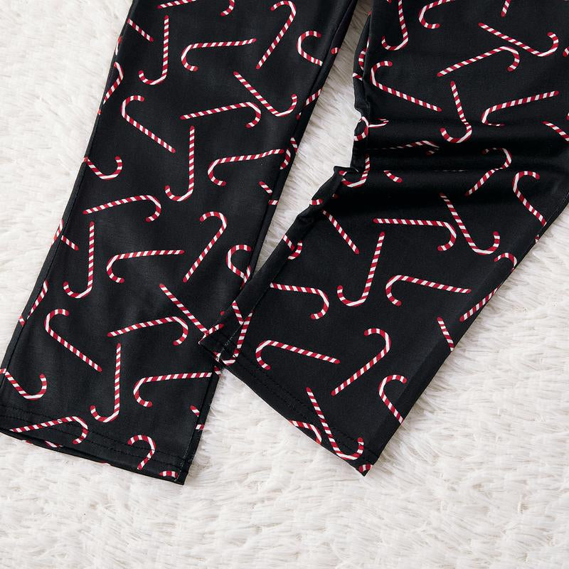 Patpat Christmas Letter Print Family Matching Pajamas Sets (Flame Resistant) 462476