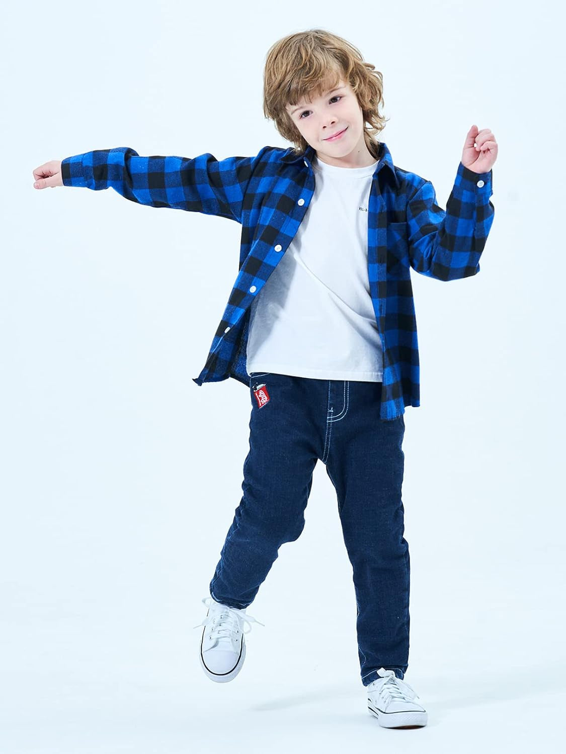 Men & Boy Button down Shirt Kid Flannel Shirt Toddler Buffalo Plaid Shirt Boys Western Shirts Long Sleeve Father Son Shirt