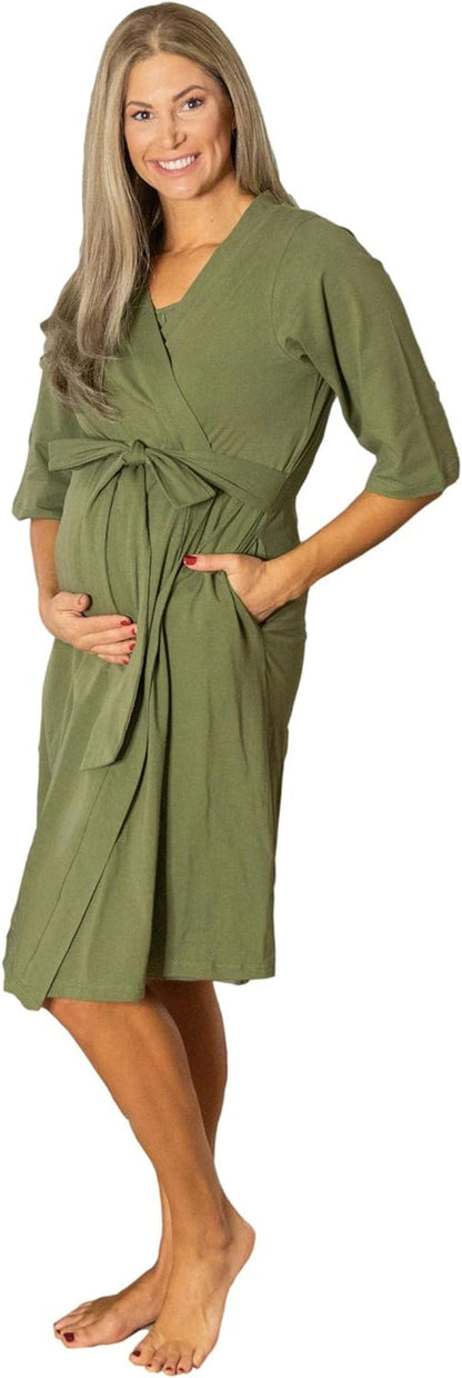 Baby Be Mine Maternity Labor Delivery Nursing Robe Hospital Bag Must Have