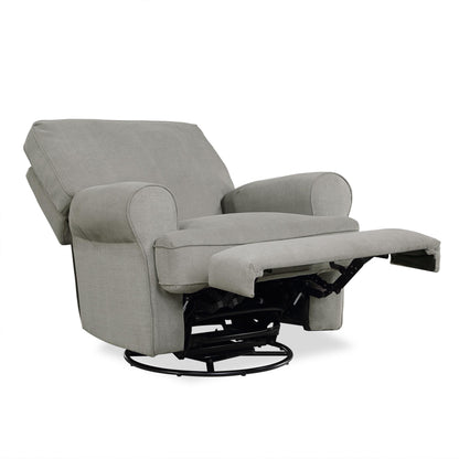 Baby Relax Tiana Nursery Swivel Glider Recliner Chair, Gray