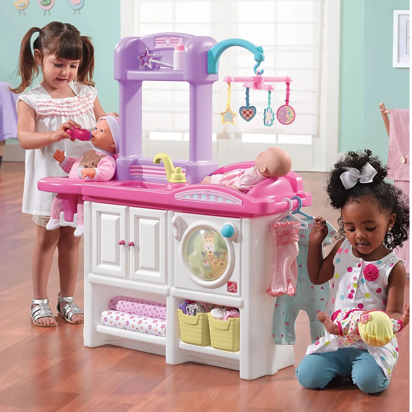 Step2 Love & Care Deluxe Nursery Pretend Play Nursery Playset