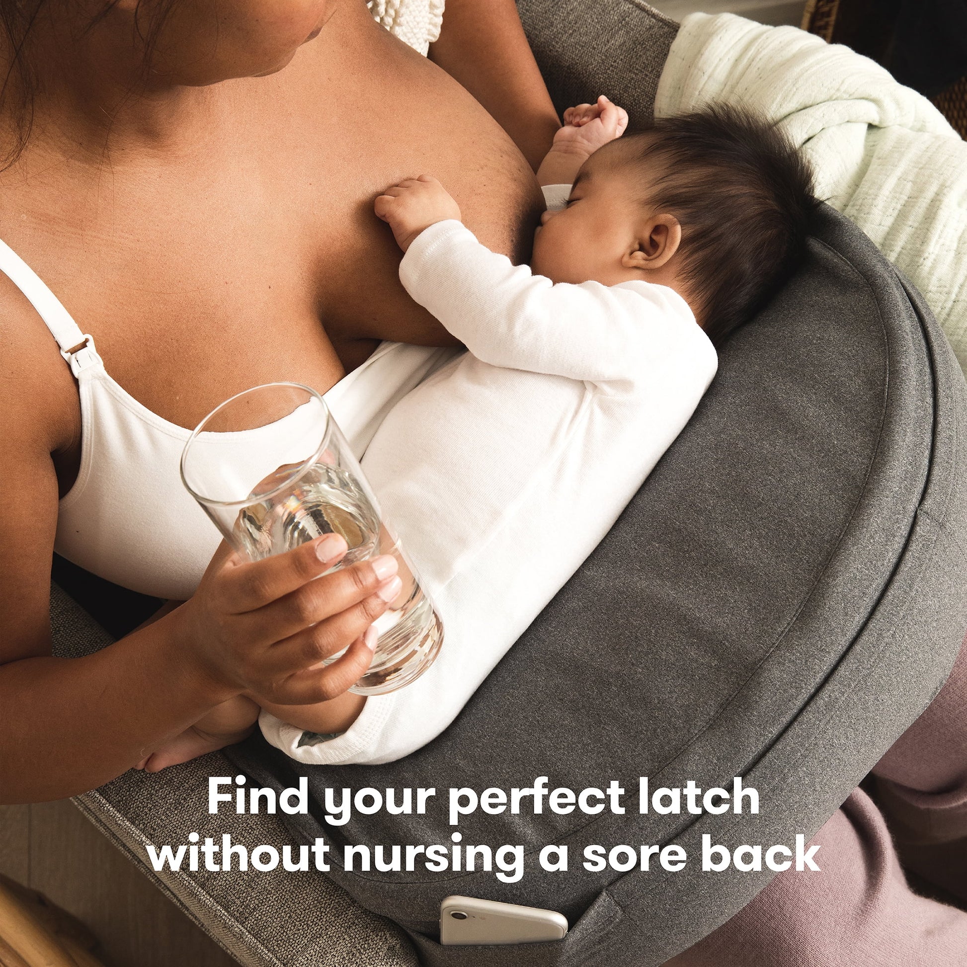 Frida Mom Perfect Latch Adjustable Nursing Pillow for Breastfeeding and Postpartum Care