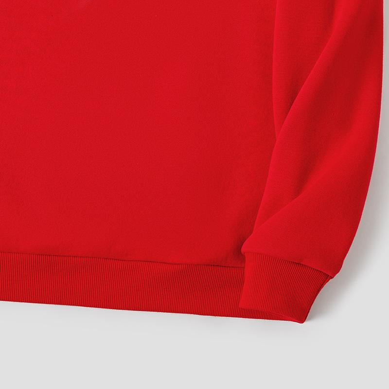 Patpat Mommy and Daughter Outfits - Mini Me Heart Print Sweatshirts Red