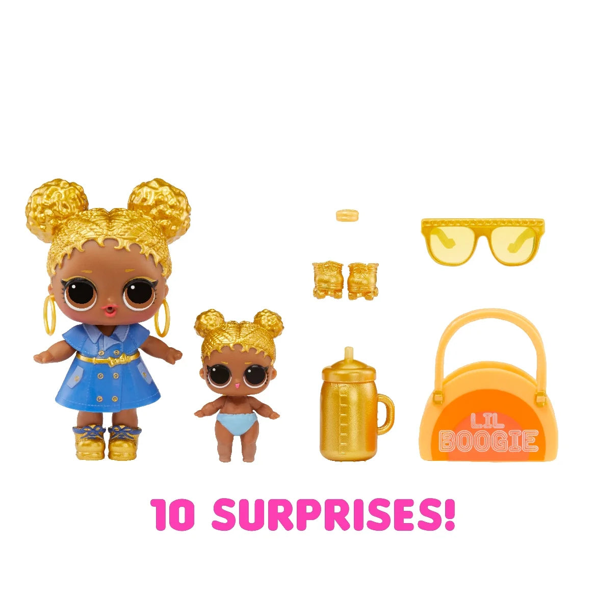 LOL Surprise! Confetti Pop Birthday Sisters, Collectible Limited Edition Doll, Lil Sister, 10 Surprises, Confetti Unboxing, Accessories, Present Box Girls Toy Gift