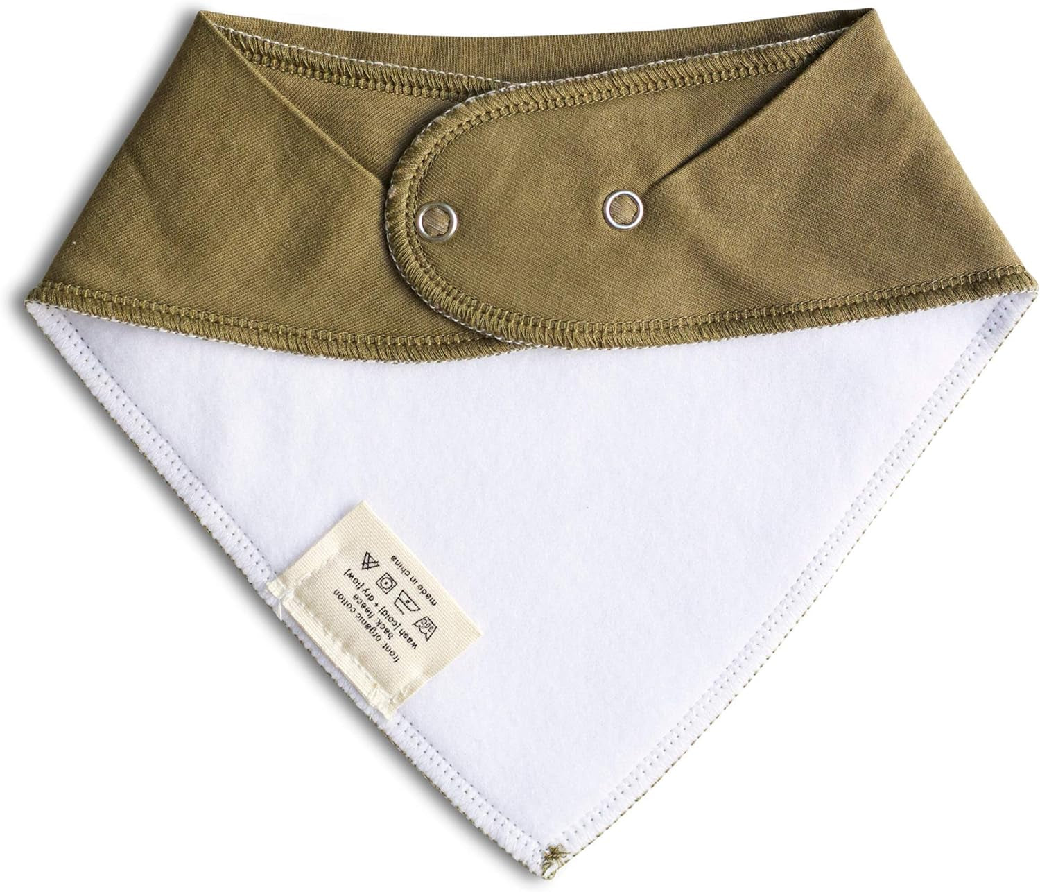 Bandana Feeding Drool Baby Bib I Soft Organic Cotton I Fleece Back