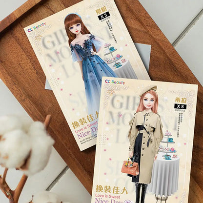 Magnetic Dress up Dolls Safe and Harmless Princess Dress up Doll Set Created Imagine Set Birthday Gift for Home