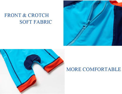 Upandfast Baby/Toddler Swimsuit Sunsuit UPF 50+ Infant One Piece Bathing Suit with Sun Hat