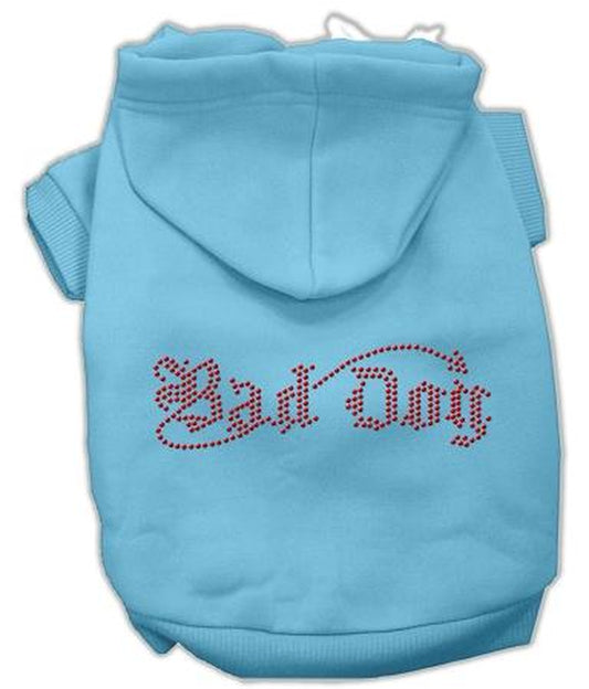 Baby Blue XS Bad Dog Rhinestone Hoodie 🐶