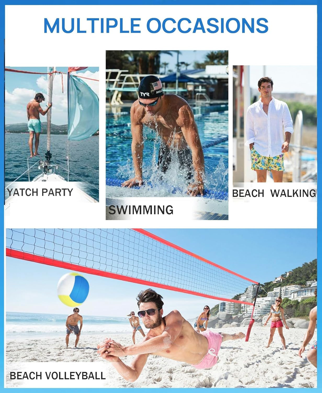 APTRO Men'S Swim Trunks 9" Quick Dry Bathing Suit Big & Tall Beach Swimsuits