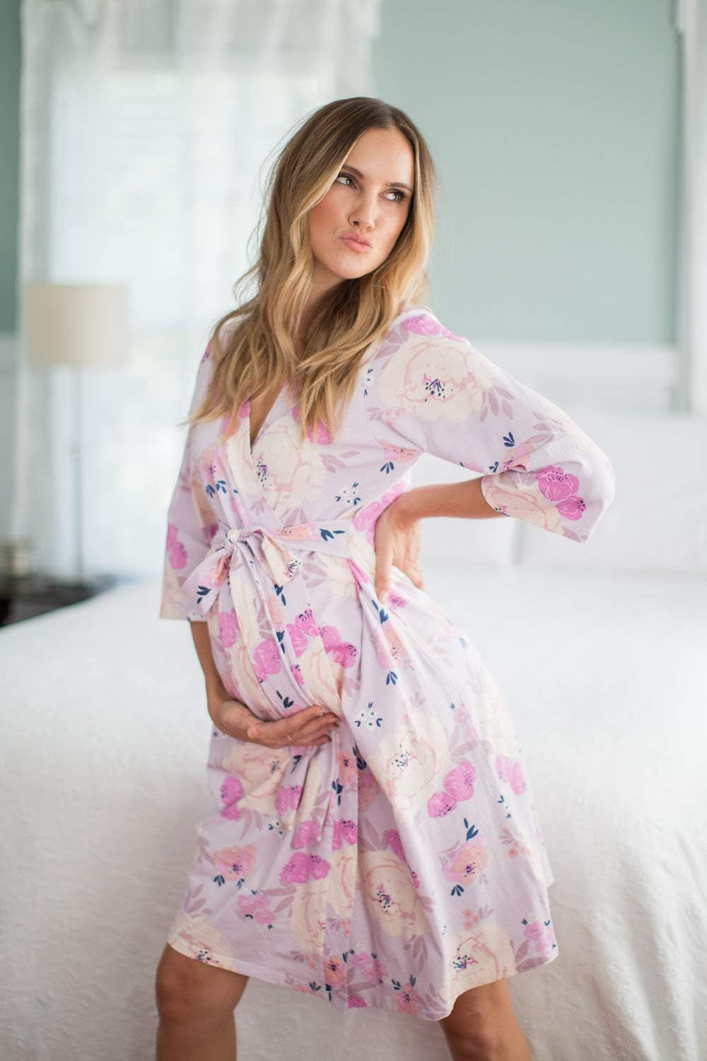 Baby Be Mine Maternity Labor Delivery Nursing Robe Hospital Bag Must Have