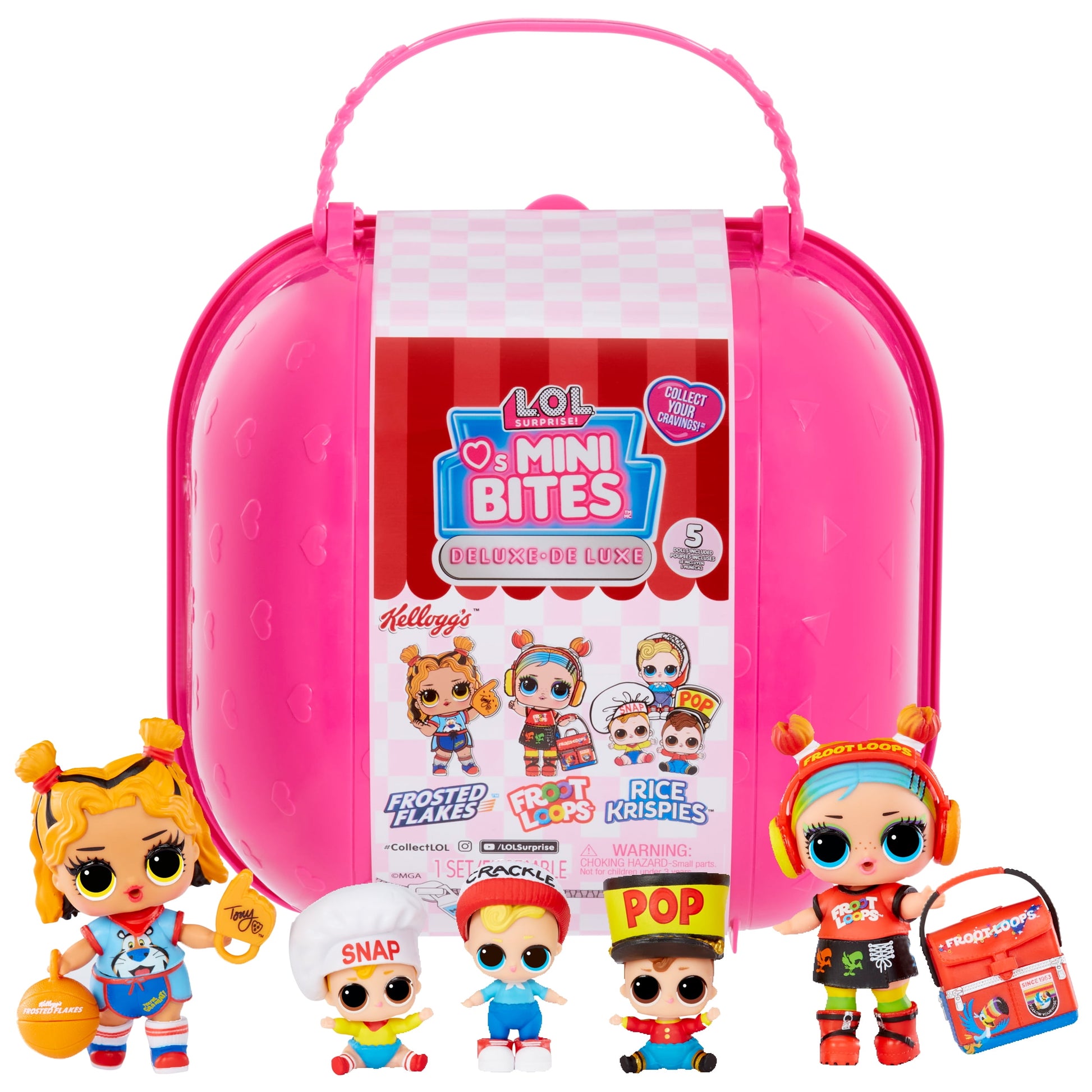 LOL Surprise Loves Mini Sweets S3 Deluxe Kellogg'S 4 Dolls, Accessories, Limited Edition, Candy Cereal Theme, Collectible, Girls Gift Age 4+