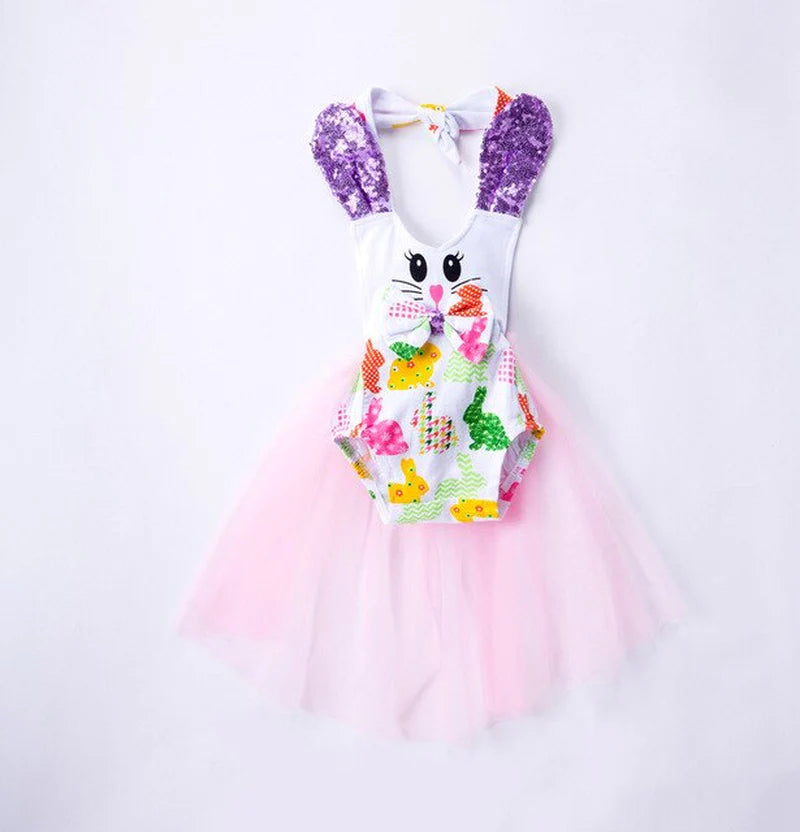 Girl Kid 0-2Y Princess Dress for New Year Wedding, Birthday, Party, Baptism, Christmas