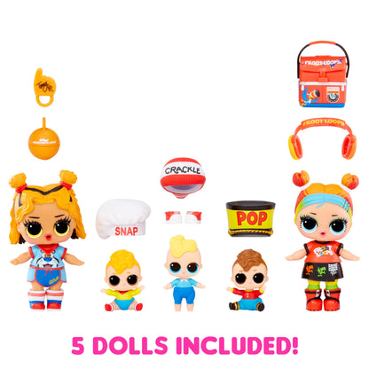 LOL Surprise Loves Mini Sweets S3 Deluxe Kellogg'S 4 Dolls, Accessories, Limited Edition, Candy Cereal Theme, Collectible, Girls Gift Age 4+