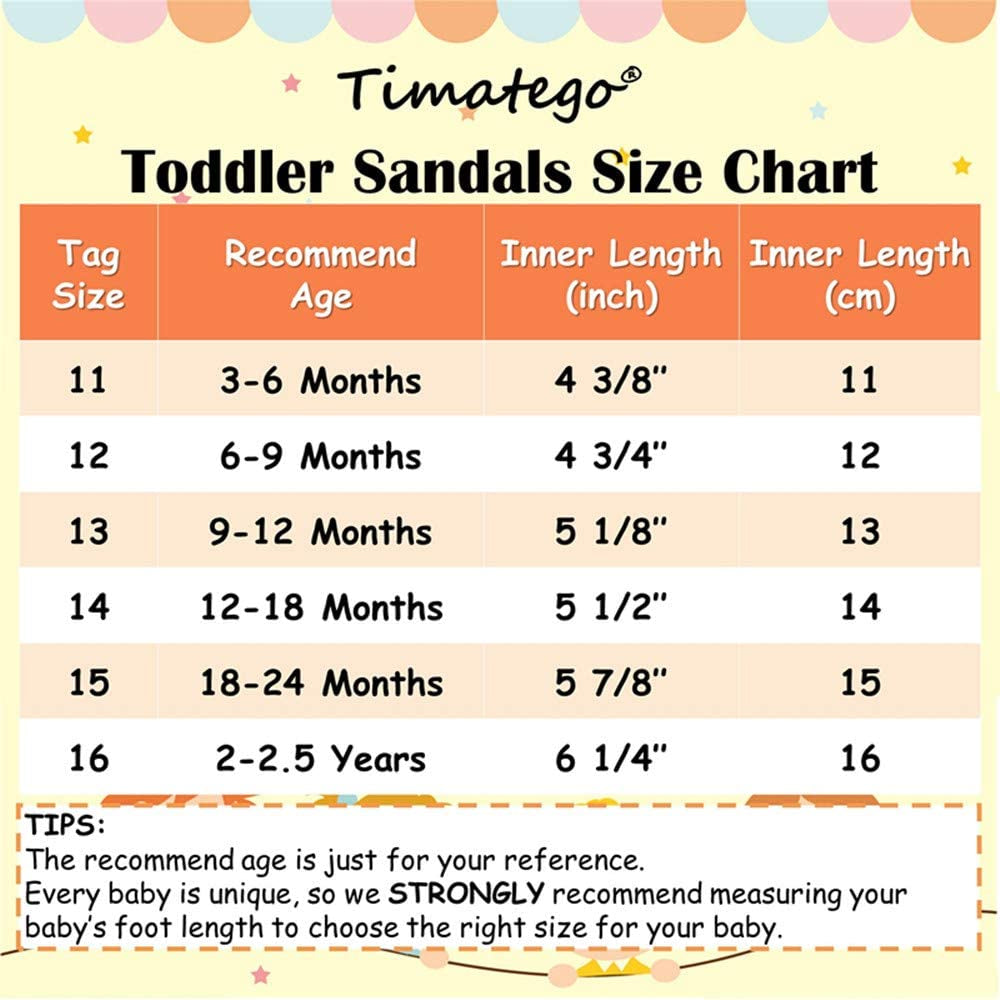 Timatego Toddler Baby Boys Girls Shoes Non Skid Slipper Sneaker Moccasins Infant First Walker House Walking Crib Shoes(6-24 Months)