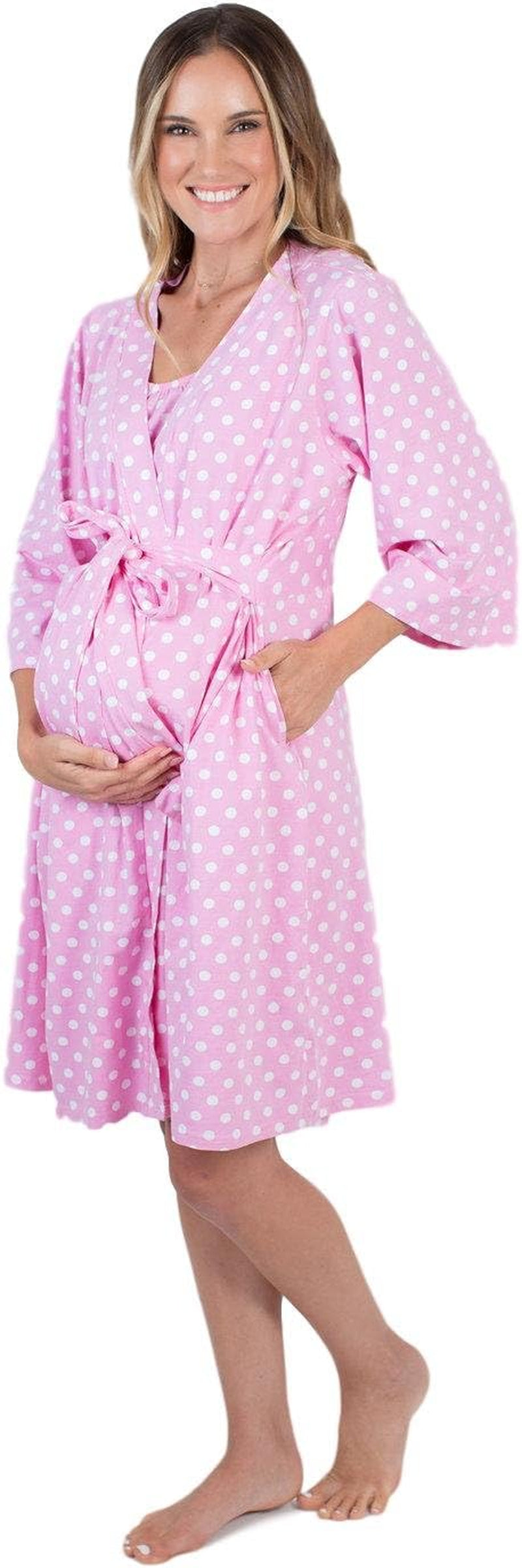 Baby Be Mine Maternity Labor Delivery Nursing Robe Hospital Bag Must Have