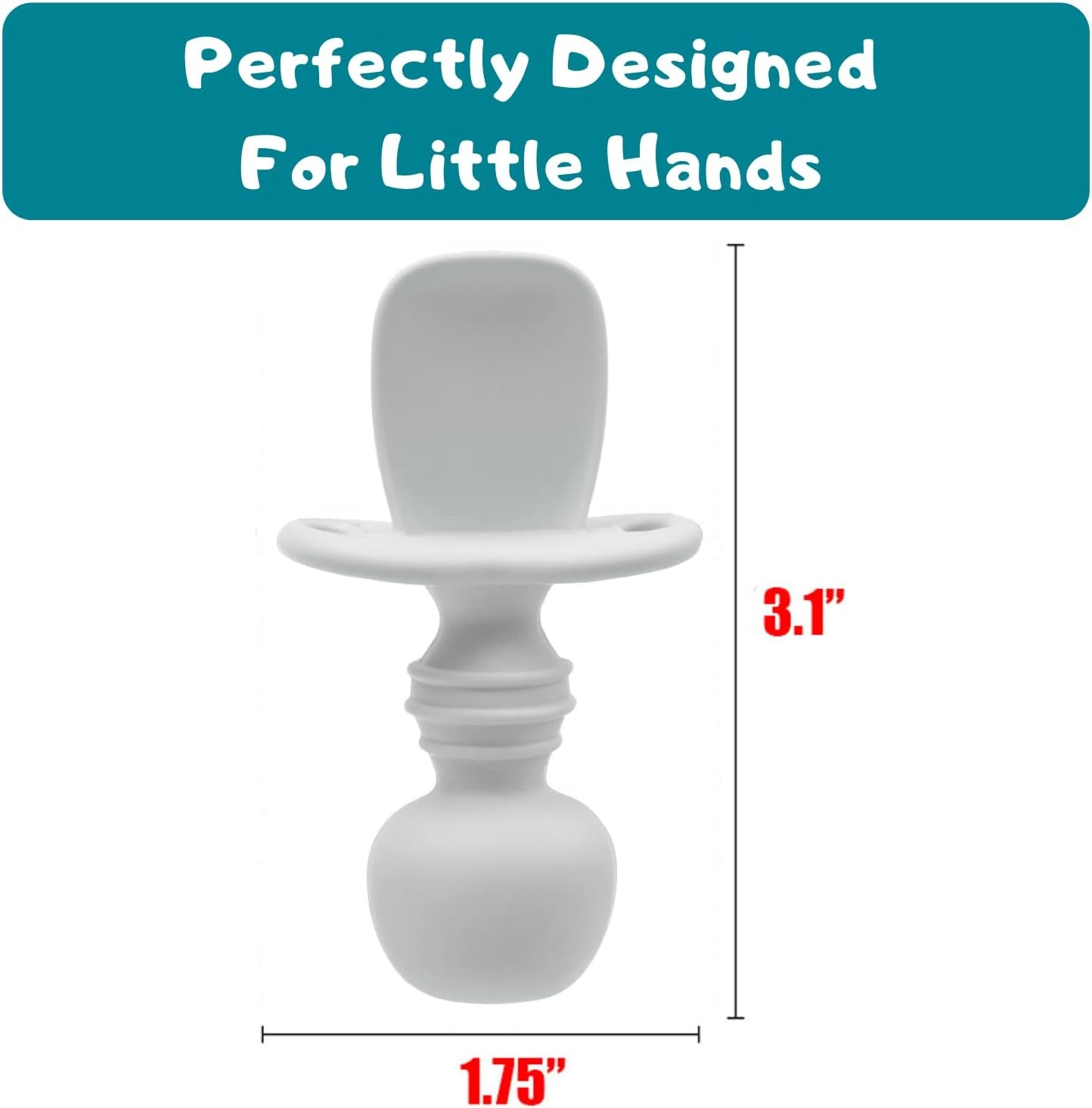 Silicone Baby Feeding Set - BPA Free - Dishwasher, Microwave and Oven Safe