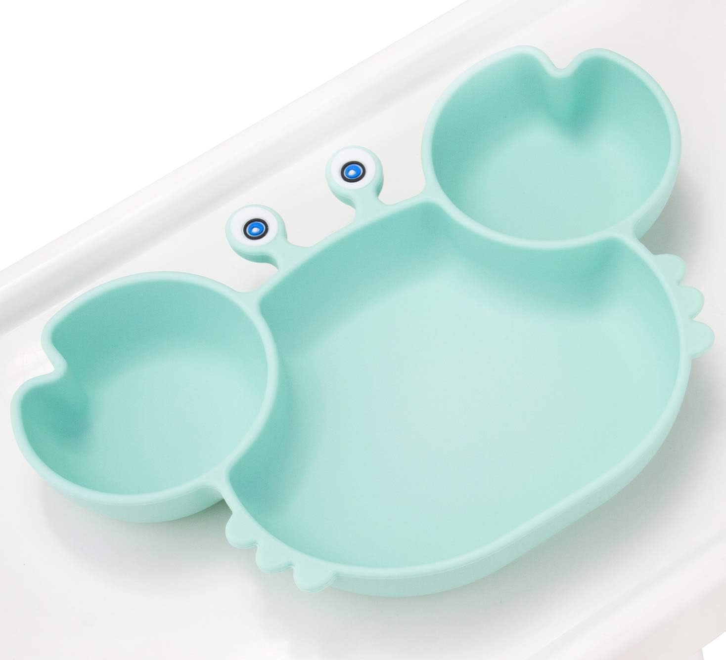 Silicone Baby Feeding Tableware Set, Includes Baby Suction Plate, Toddler Cup, 2 Sets Forks and Spoons, 6 PCS Feeding Supplies Set for Self Feeding Training Utensils